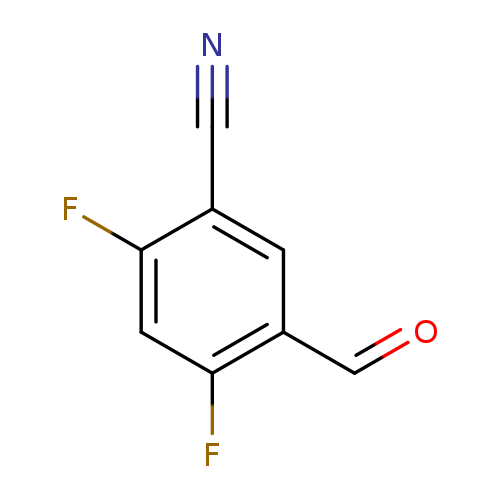 O=Cc1cc(C#N)c(cc1F)F