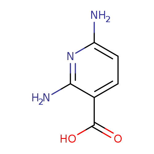 Nc1nc(N)ccc1C(=O)O