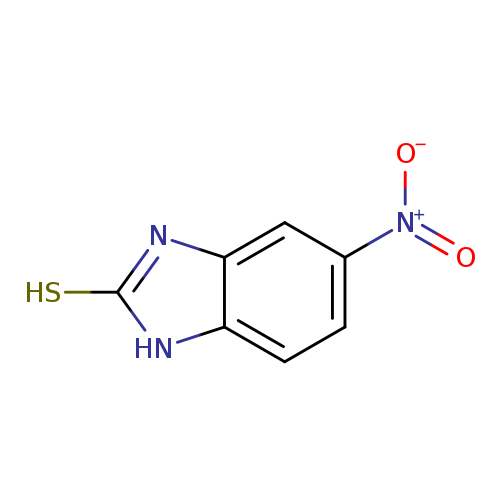 [O-][N+](=O)c1ccc2c(c1)nc([nH]2)S