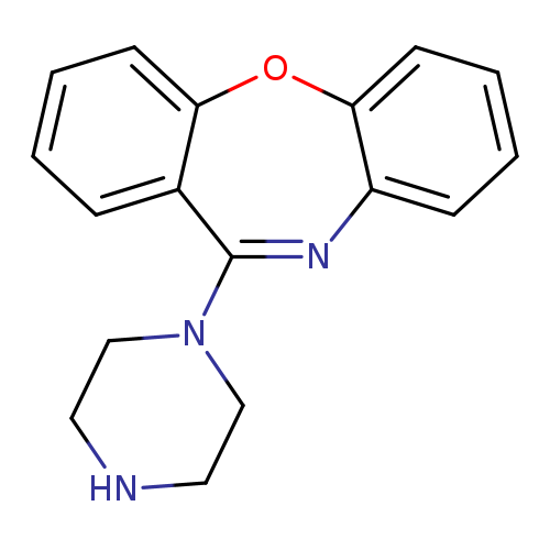 N1CCN(CC1)C1=Nc2ccccc2Oc2c1cccc2