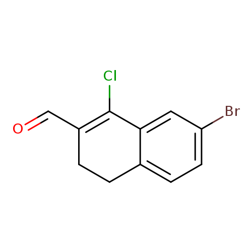 ClC1=C(CCc2c1cc(Br)cc2)C=O