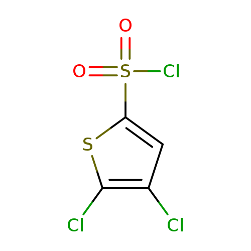 Clc1sc(cc1Cl)S(=O)(=O)Cl