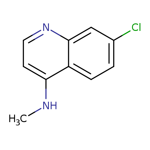 CNc1ccnc2c1ccc(c2)Cl