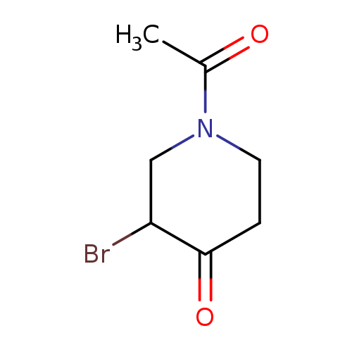 O=C1CCN(CC1Br)C(=O)C