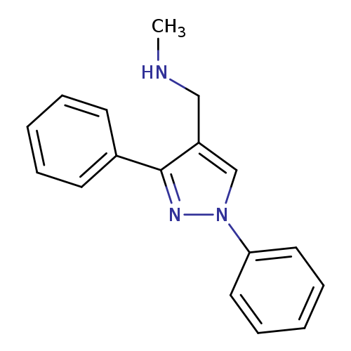 CNCc1cn(nc1c1ccccc1)c1ccccc1