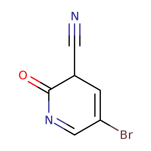 N#CC1C=C(Br)C=NC1=O