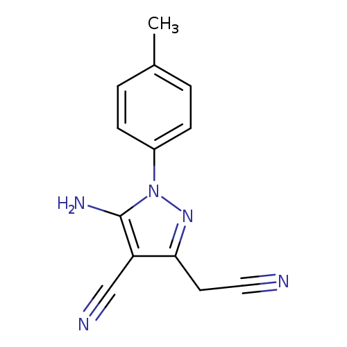 N#CCc1nn(c(c1C#N)N)c1ccc(cc1)C