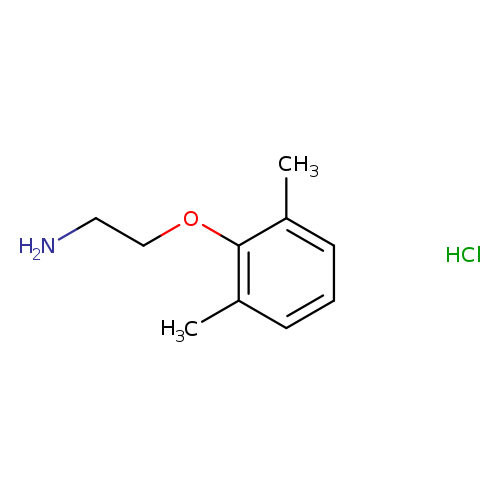 NCCOc1c(C)cccc1C.Cl