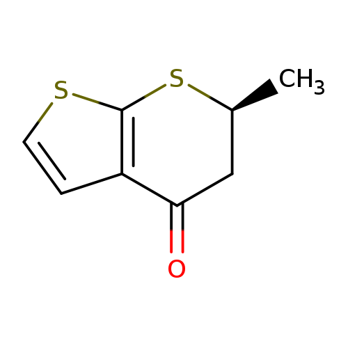 C[C@H]1CC(=O)c2c(S1)scc2