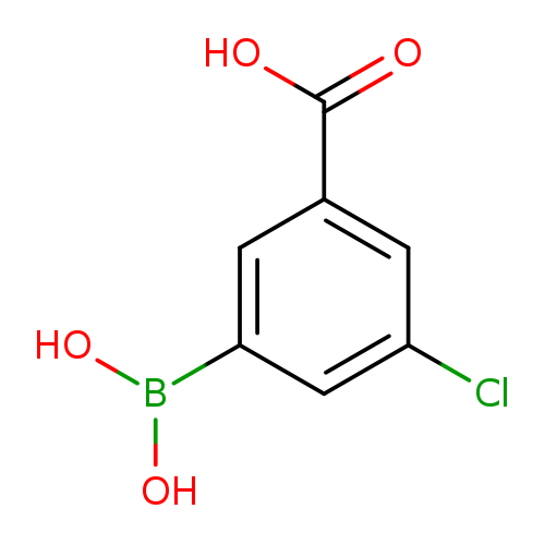 Clc1cc(cc(c1)C(=O)O)B(O)O