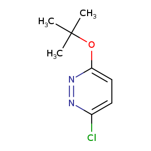 CC(Oc1ccc(nn1)Cl)(C)C
