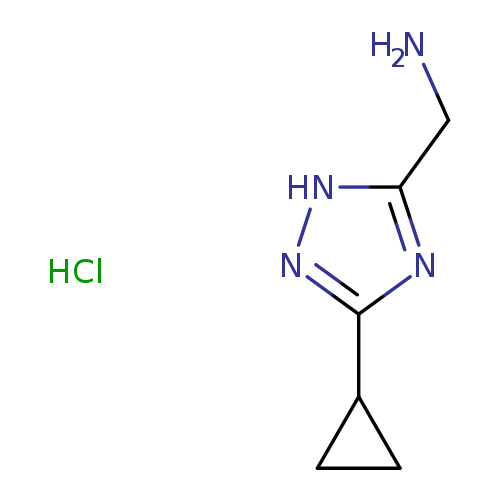 NCc1[nH]nc(n1)C1CC1.Cl