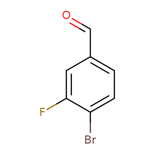 O=Cc1ccc(c(c1)F)Br