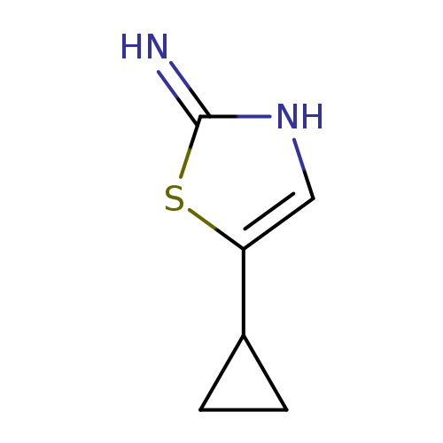 N=c1[nH]cc(s1)C1CC1