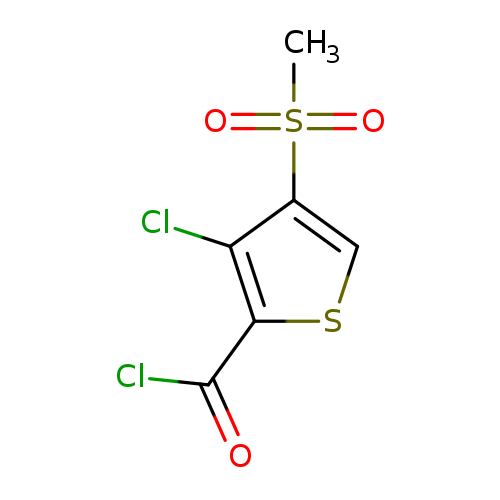 ClC(=O)c1scc(c1Cl)S(=O)(=O)C