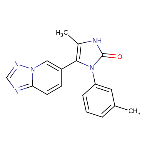 Cc1cccc(c1)n1c(=O)[nH]c(c1c1ccc2n(c1)ncn2)C