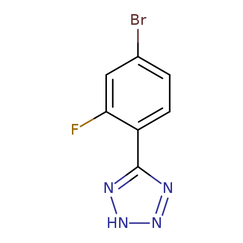 Brc1ccc(c(c1)F)c1n[nH]nn1