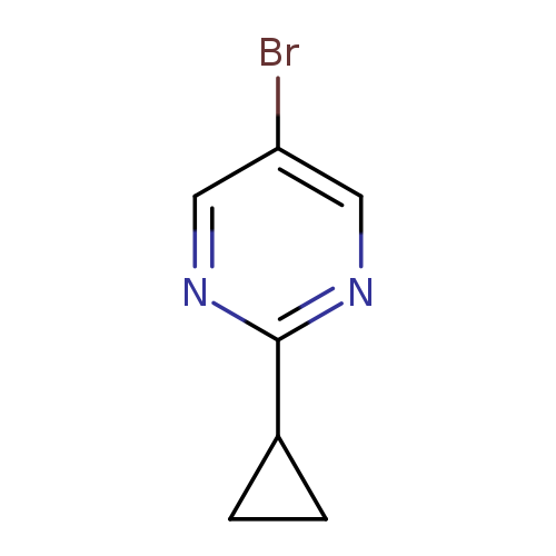 Brc1cnc(nc1)C1CC1