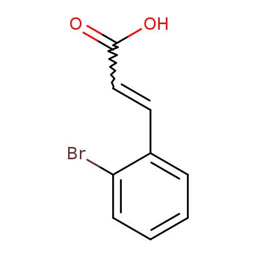 OC(=O)C=Cc1ccccc1Br