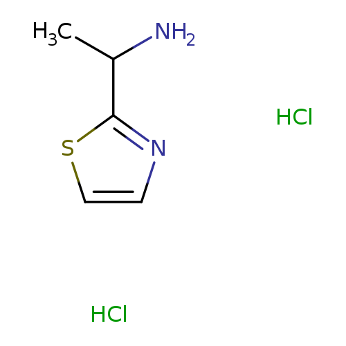 CC(c1nccs1)N.Cl.Cl