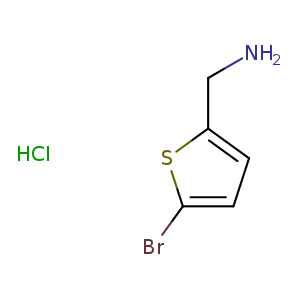 NCc1ccc(s1)Br.Cl