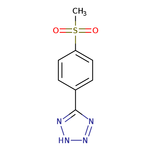 CS(=O)(=O)c1ccc(cc1)c1n[nH]nn1