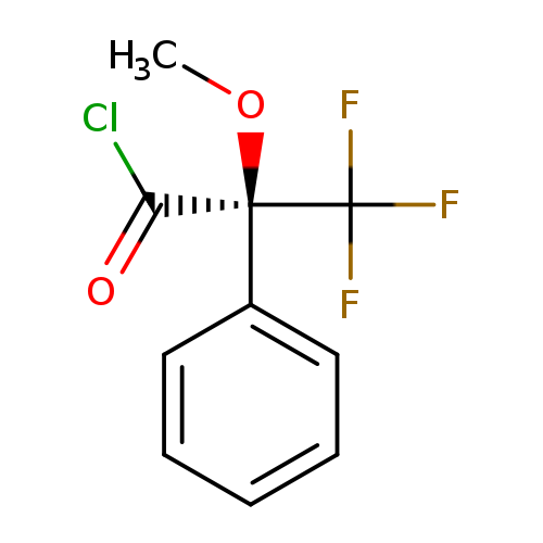 CO[C@@](C(F)(F)F)(c1ccccc1)C(=O)Cl