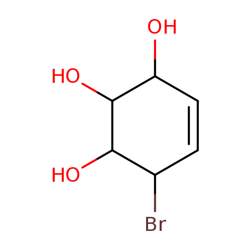 OC1C=CC(C(C1O)O)Br