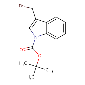BrCc1cn(c2c1cccc2)C(=O)OC(C)(C)C