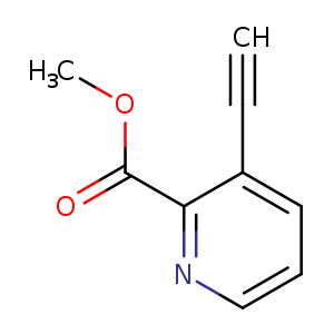 COC(=O)c1ncccc1C#C