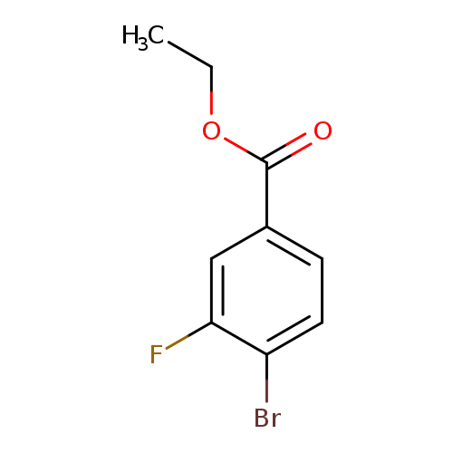 CCOC(=O)c1ccc(c(c1)F)Br