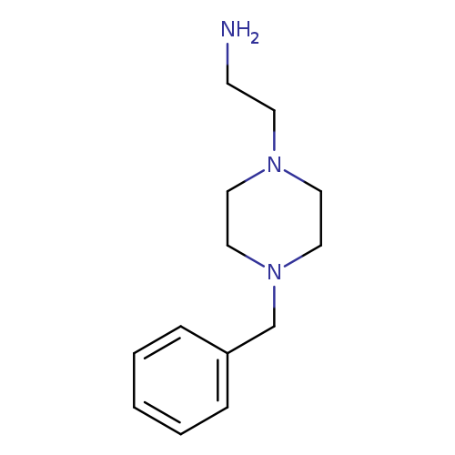 NCCN1CCN(CC1)Cc1ccccc1