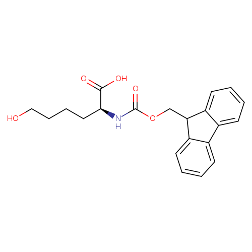 OCCCC[C@@H](C(=O)O)NC(=O)OCC1c2ccccc2c2c1cccc2