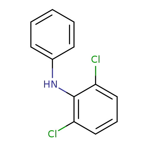 Clc1cccc(c1Nc1ccccc1)Cl