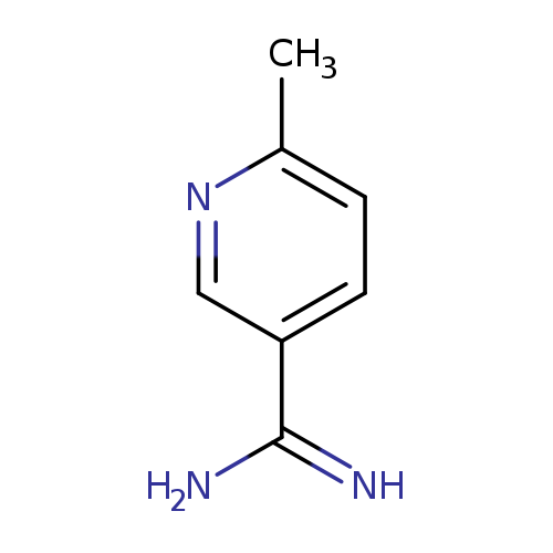 Cc1ccc(cn1)C(=N)N
