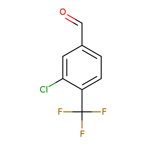 O=Cc1ccc(c(c1)Cl)C(F)(F)F