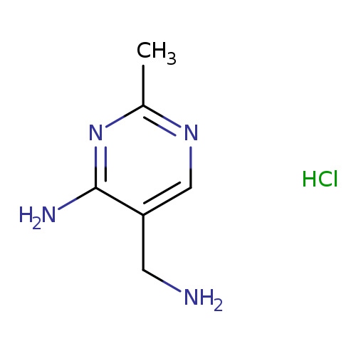 NCc1cnc(nc1N)C.Cl