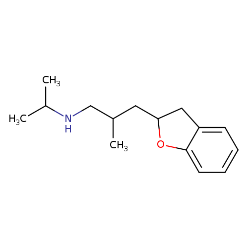 CC(NCC(CC1Cc2c(O1)cccc2)C)C
