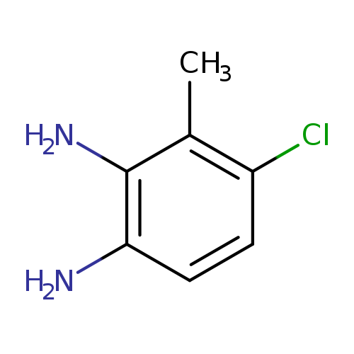 Clc1ccc(c(c1C)N)N