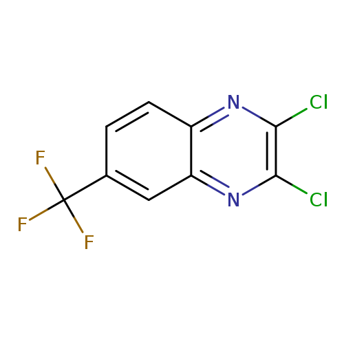 Clc1nc2ccc(cc2nc1Cl)C(F)(F)F