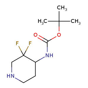 O=C(OC(C)(C)C)NC1CCNCC1(F)F