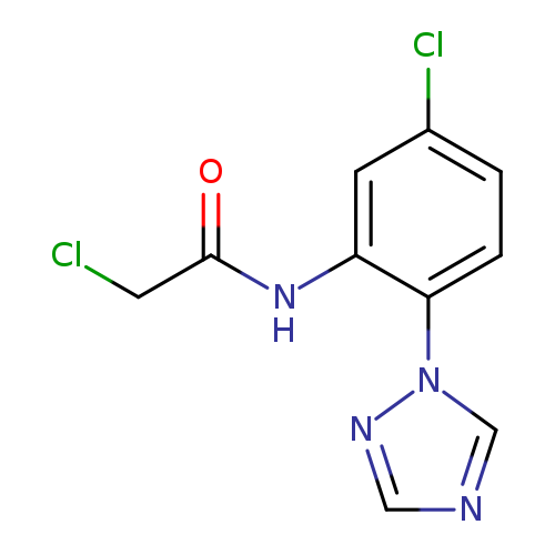 ClCC(=O)Nc1cc(Cl)ccc1n1cncn1