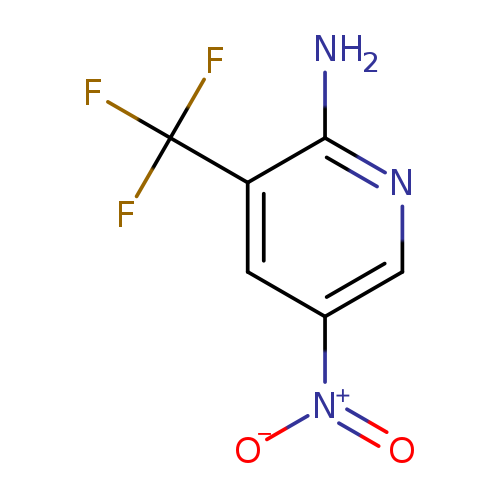 [O-][N+](=O)c1cnc(c(c1)C(F)(F)F)N