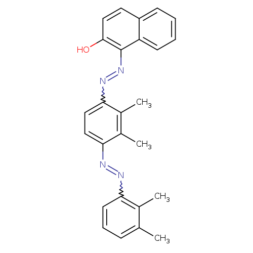 Cc1c(ccc(c1C)N=Nc1c(O)ccc2c1cccc2)N=Nc1cccc(c1C)C