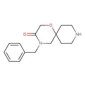 O=C1COC2(CN1Cc1ccccc1)CCNCC2