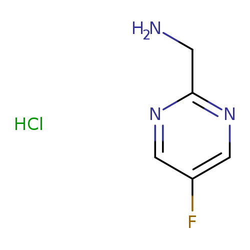 NCc1ncc(cn1)F.Cl