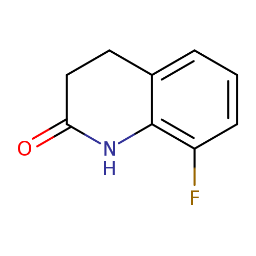 O=C1CCc2c(N1)c(F)ccc2