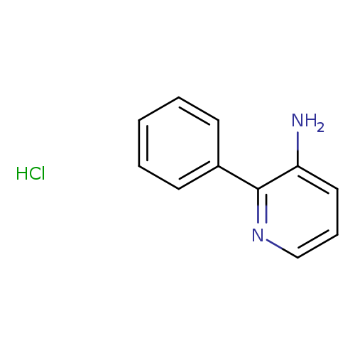 Nc1cccnc1c1ccccc1.Cl