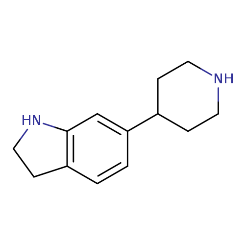 N1CCC(CC1)c1ccc2c(c1)NCC2