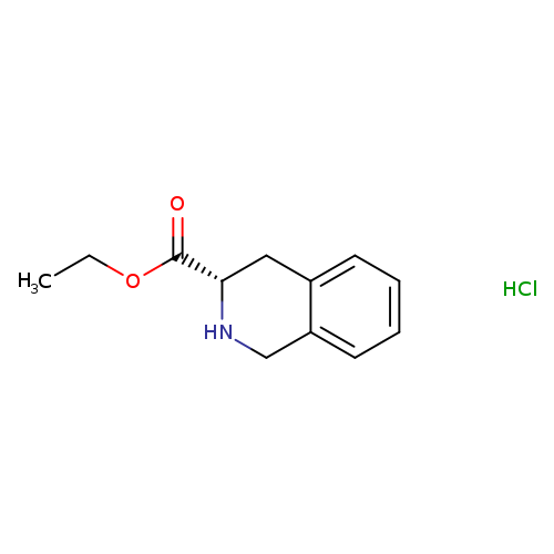 CCOC(=O)[C@H]1NCc2c(C1)cccc2.Cl